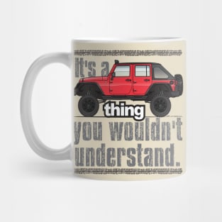 Red JK 07-18 Mug